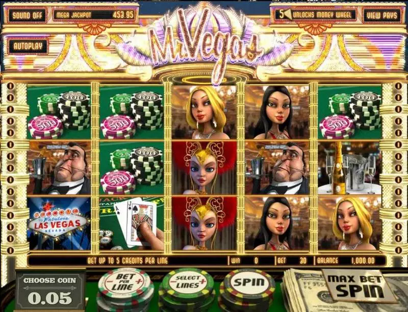 Play Mr Vegas Slot Main Screen Reels