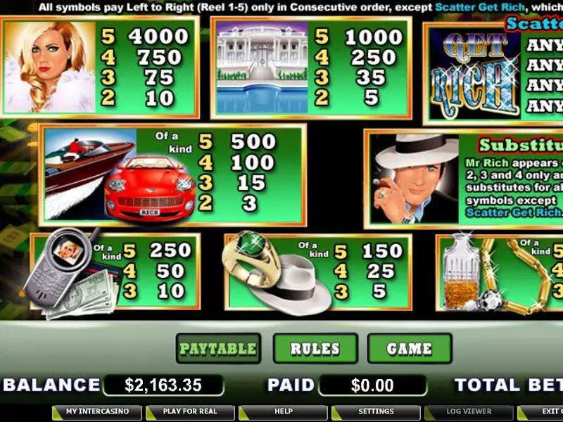 Play Mr. Rich Slot Info and Rules