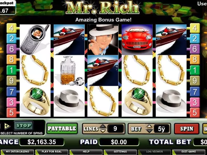Play Mr. Rich Slot Main Screen Reels