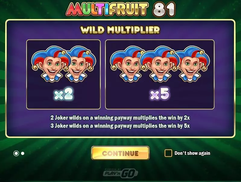 Play Multifruit 81 Slot Info and Rules