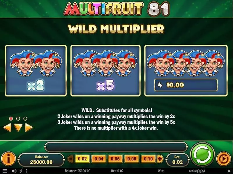 Play Multifruit 81 Slot 
