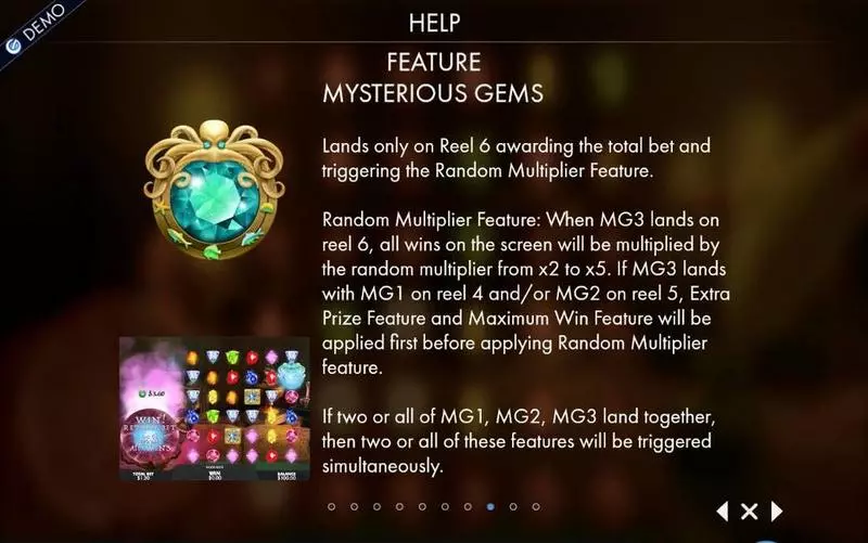 Play Mysterious Gems Slot Bonus 2