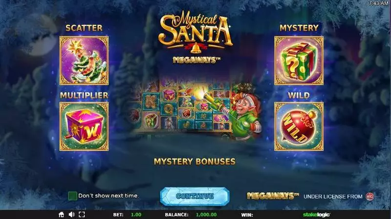 Play Mystical Santa Megaways Slot Info and Rules