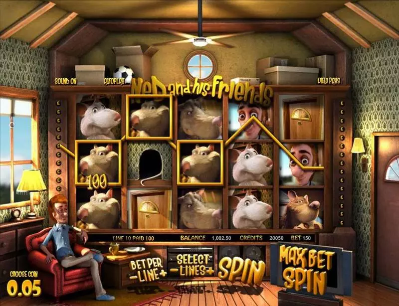 Play Ned and his Friends Slot Main Screen Reels