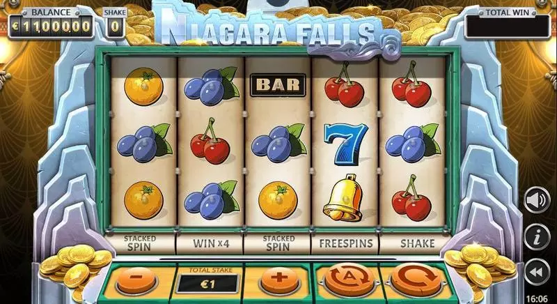 Play Niagara Falls Slot Main Screen Reels