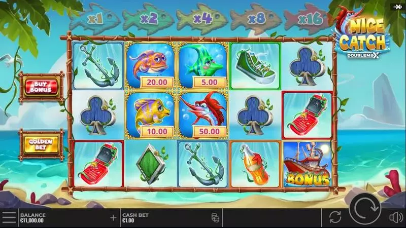 Play Nice Catch DoubleMax Slot Main Screen Reels