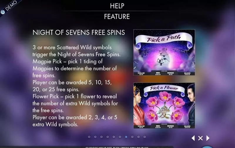Play Night of Sevens Slot Info and Rules
