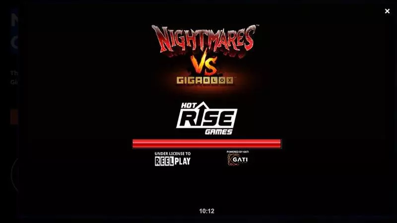 Play Nightmares VS GigaBlox Slot Introduction Screen