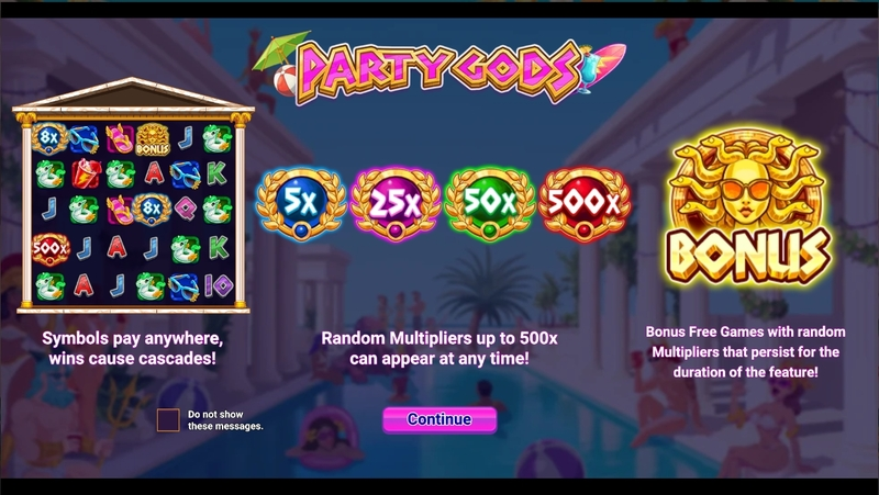 Play NovoSDK Party Gods Slot Info and Rules
