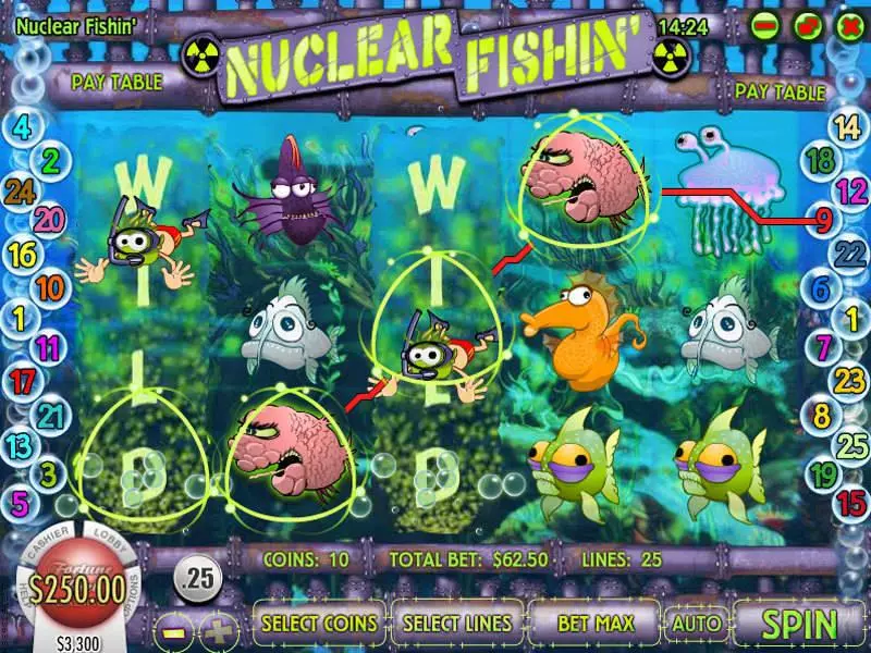 Play Nuclear Fishin Slot Bonus 1