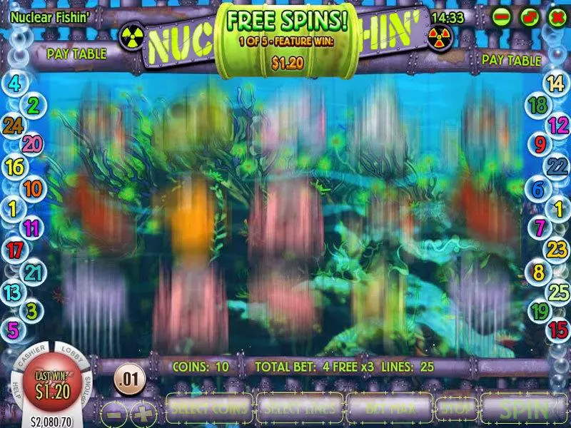 Play Nuclear Fishin Slot Bonus 2