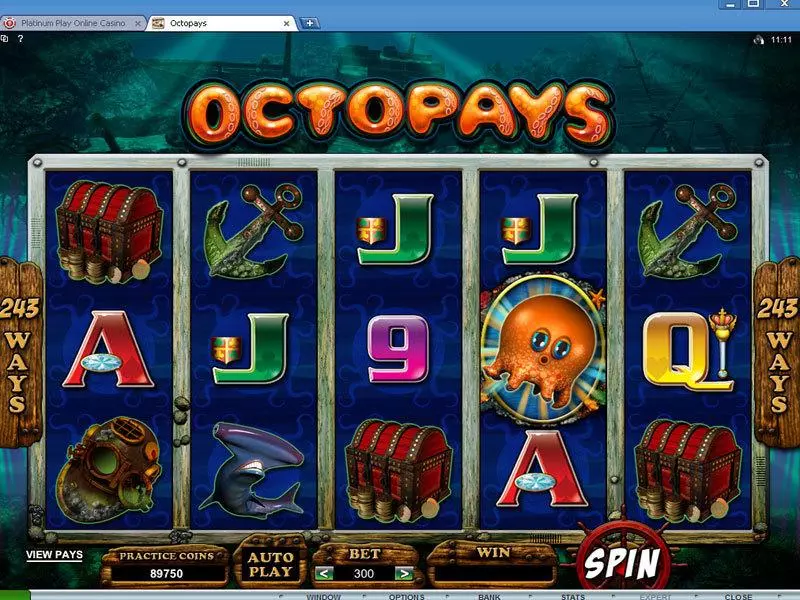 Play Octopays Slot Main Screen Reels
