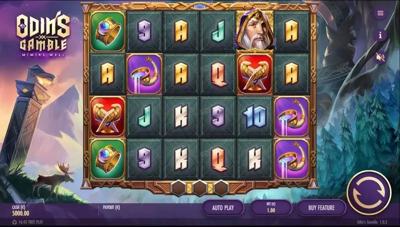 Play Odin’s Gamble Reborn Slot Main Screen Reels