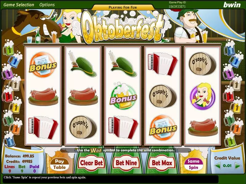 Play Oktoberfest Slot Main Screen Reels