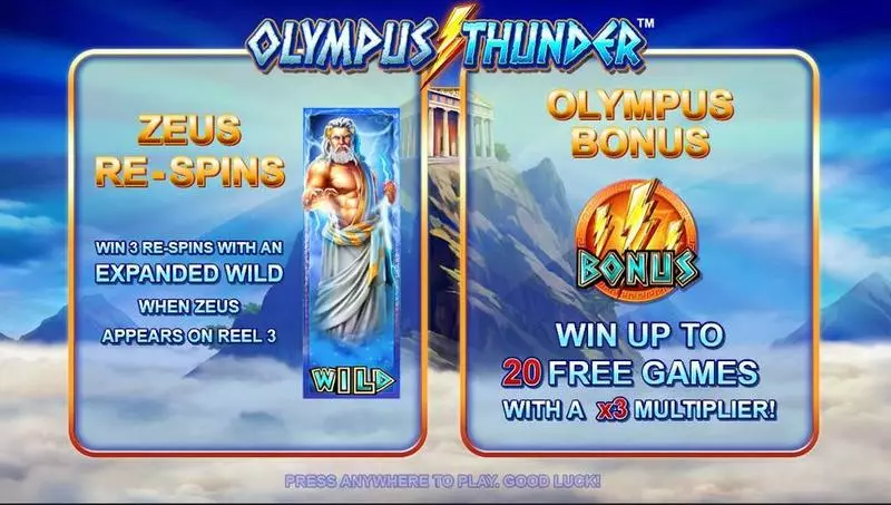 Play Olympus Thunder Slot Info and Rules
