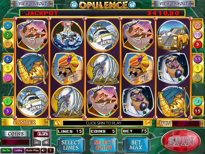 Play Opulence Slot Main Screen Reels
