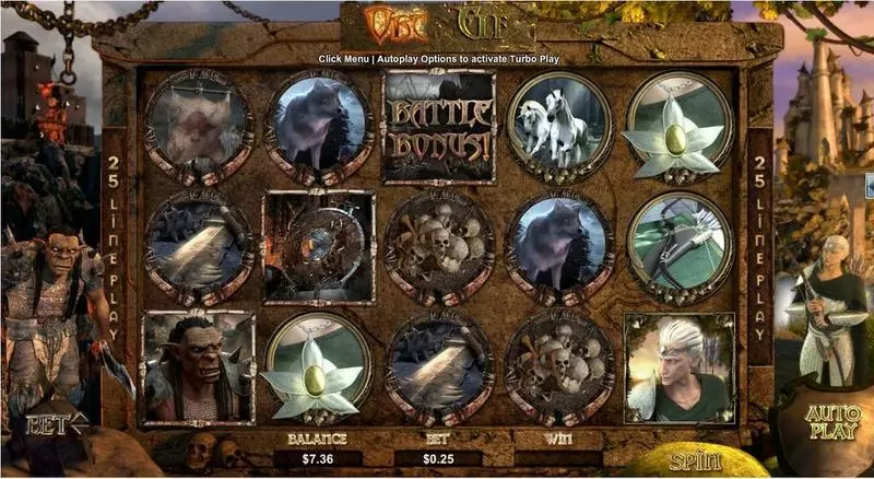 Play Orc vs Elf Slot Main Screen Reels