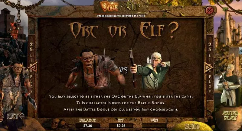 Play Orc vs Elf Slot Info and Rules