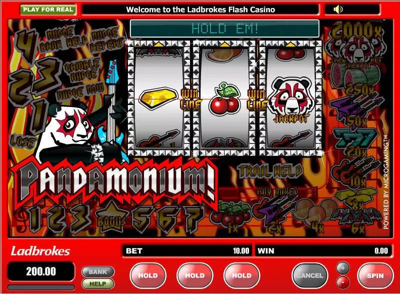 Play Pandamonium Slot Main Screen Reels