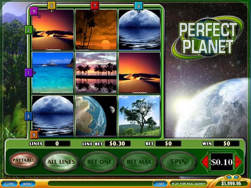 Play Perfect Planet Slot Main Screen Reels