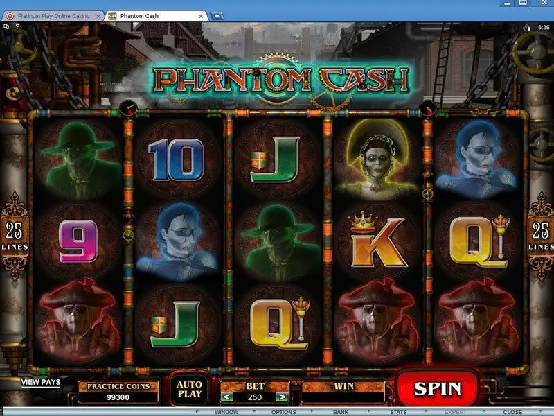 Play Phantom Cash Slot Main Screen Reels