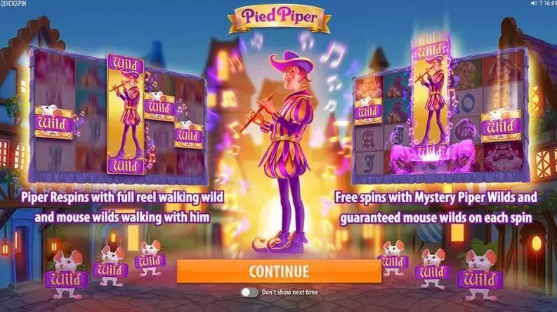 Play Pied Piper Slot Info and Rules
