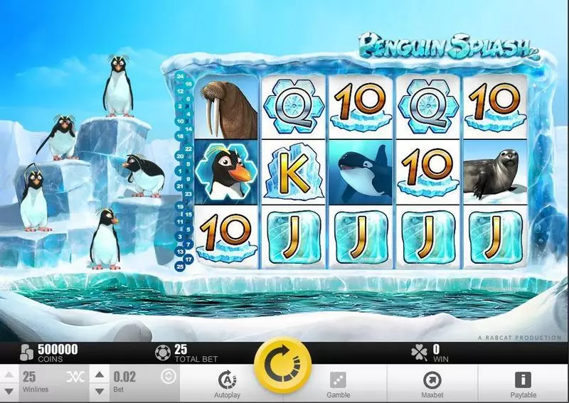 Play Pinguin Splash Slot Main Screen Reels