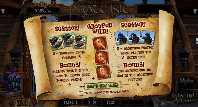 Play Pirate Isle - 3D Slot Info and Rules