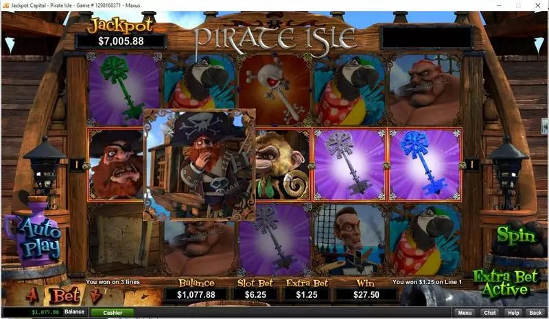 Play Pirate Isle - 3D Slot Main Screen Reels