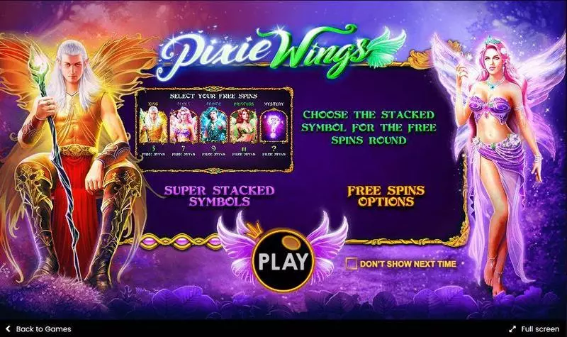 Play Pixie Wings Slot Info and Rules
