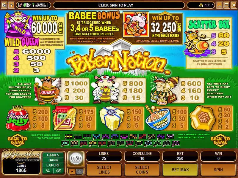 Play Pollen Nation Slot Info and Rules