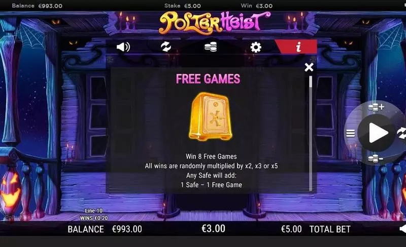 Play Polterheist  Slot Free Spins Feature