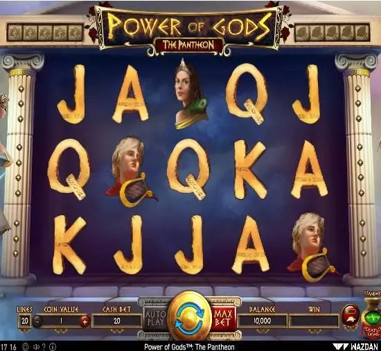 Play Power of Gods: The Pantheon Slot Main Screen Reels