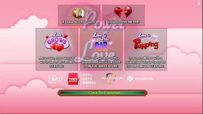 Play Power of Love Slot Info and Rules