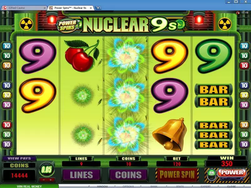 Play Power Spins - Nuclear 9's Slot Bonus 1