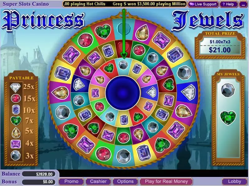 Play Princess Jewels Slot Bonus 1