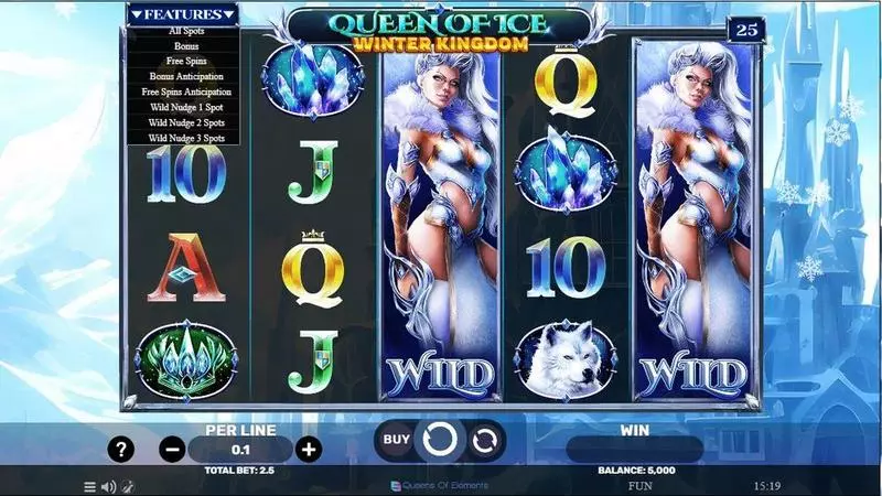 Play Queen Of Ice – Winter Kingdom Slot Main Screen Reels