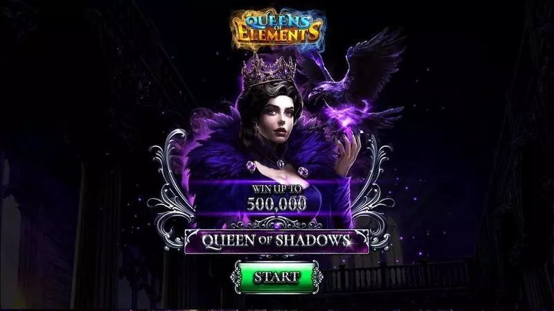 Play Queen Of Shadows Slot Introduction Screen