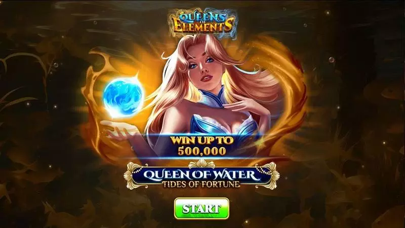 Play Queen Of Water – Tides Of Fortune Slot Introduction Screen