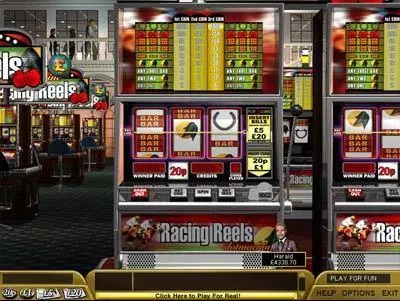 Play Racing Reels Slot Main Screen Reels