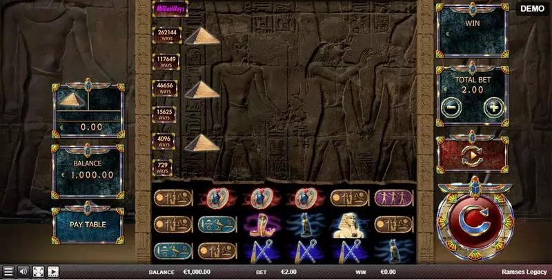 Play Ramses Legacy Slot Main Screen Reels