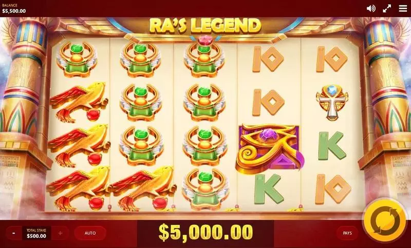 Play RA's Legend Slot Main Screen Reels