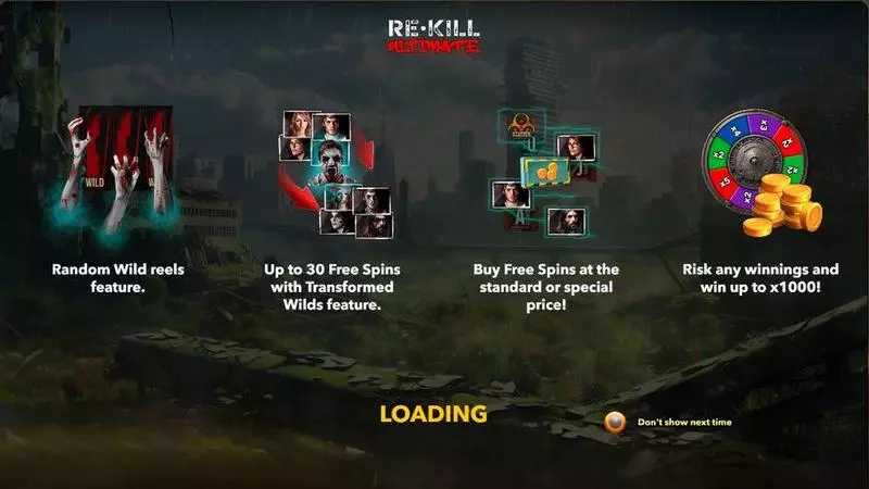 Play Re Kill Ultimate Slot Introduction Screen