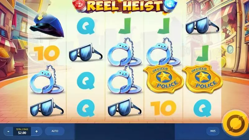 Play Reel Heist Slot Main Screen Reels