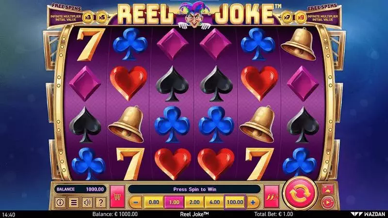 Play Reel Joke Slot Main Screen Reels