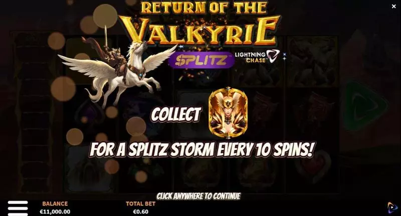 Play Rise of the Valkyrie Splitz Lightning Chase Slot Info and Rules