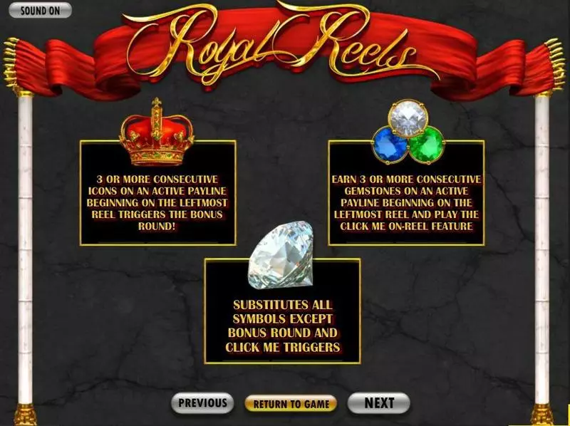 Play Royal Reels Slot Info and Rules
