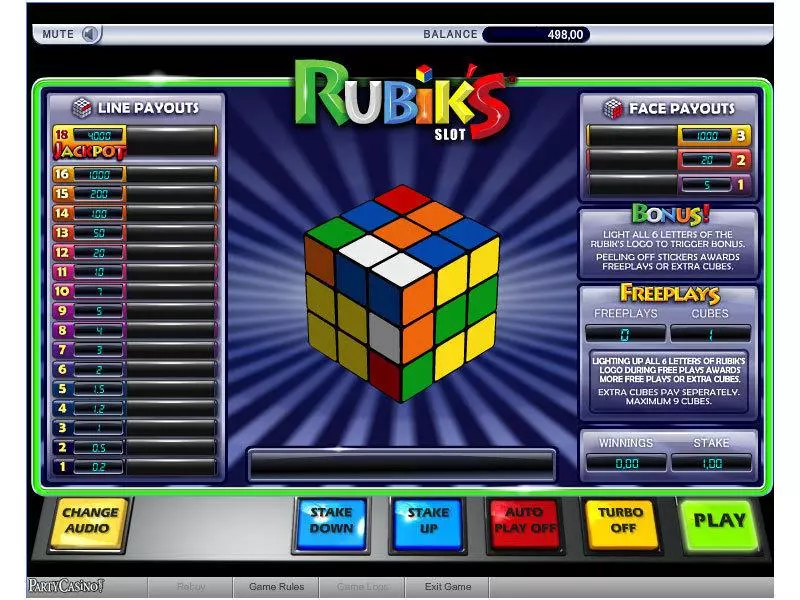 Play Rubiks Slot Main Screen Reels