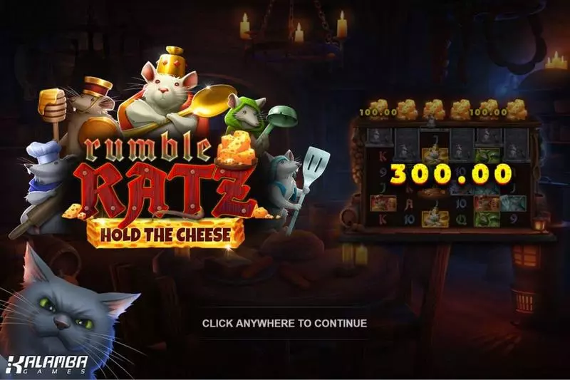 Play Rumble Ratz  Slot Introduction Screen