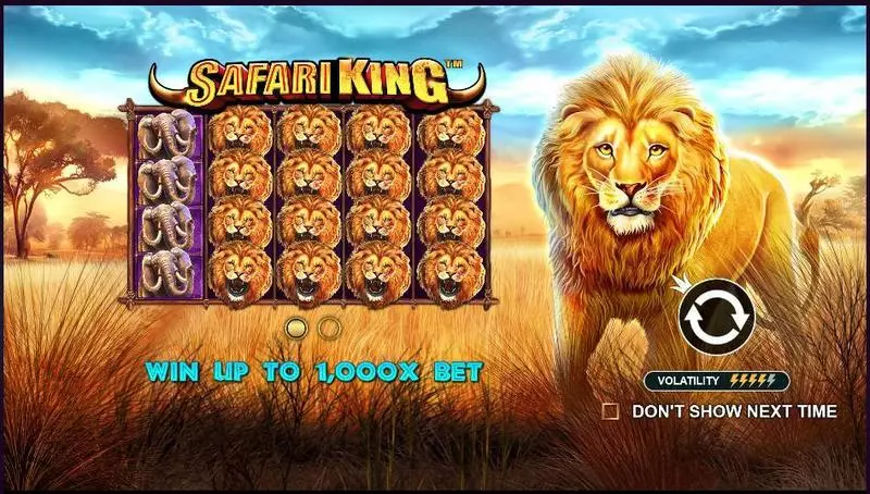 Play Safari King Slot Info and Rules
